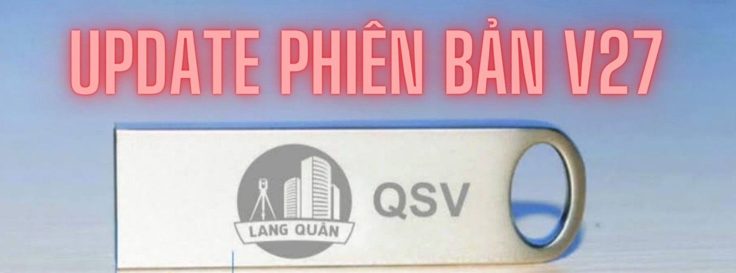 Cập nhật phiên bản V27 phần mềm Qsurvey